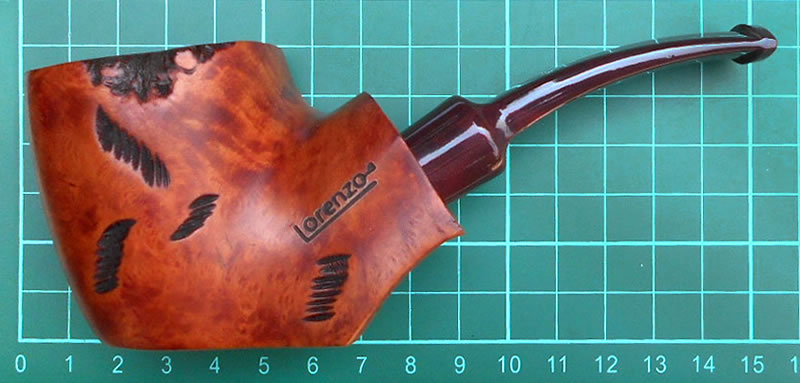 Lorenzo Summa Cum Laude spot carved smoking pipe